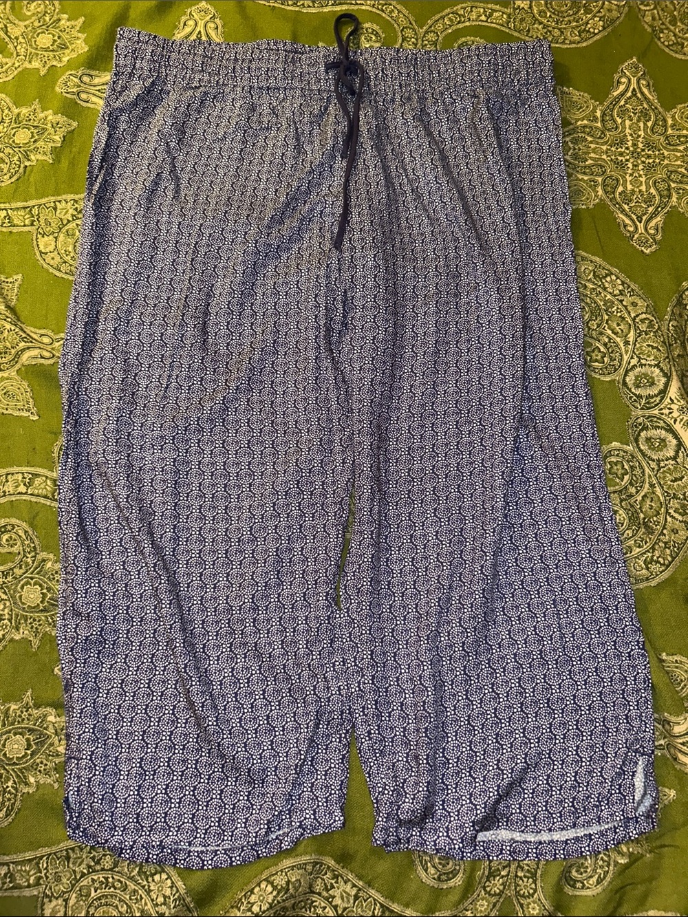 Gilligan & O'Malley Navy Blue Geometric Sleep Pants